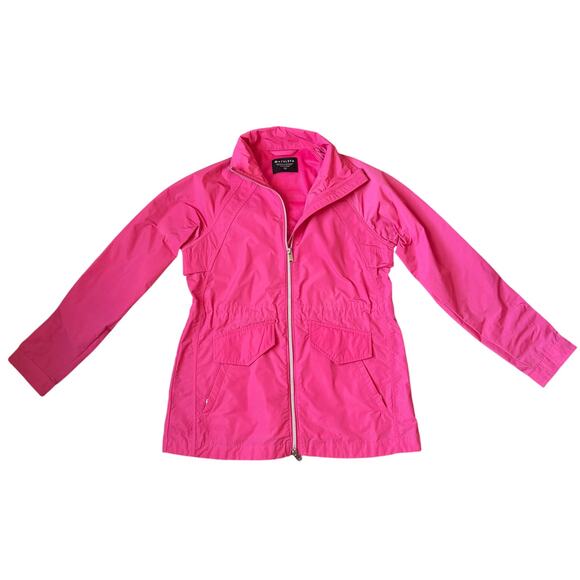 Athleta Westerly Jacket Womens Size xxs Raincoat Pink Water Repellent Jogging - Picture 1 of 5